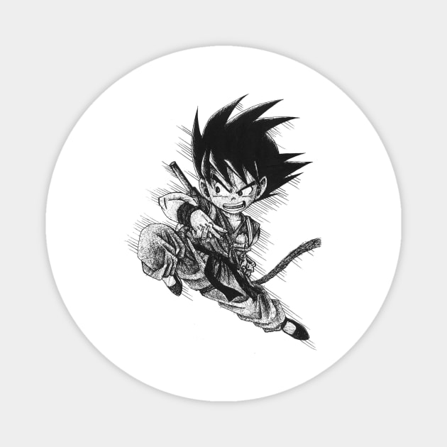 Kid Goku Magnet by MahdiaAhseen58